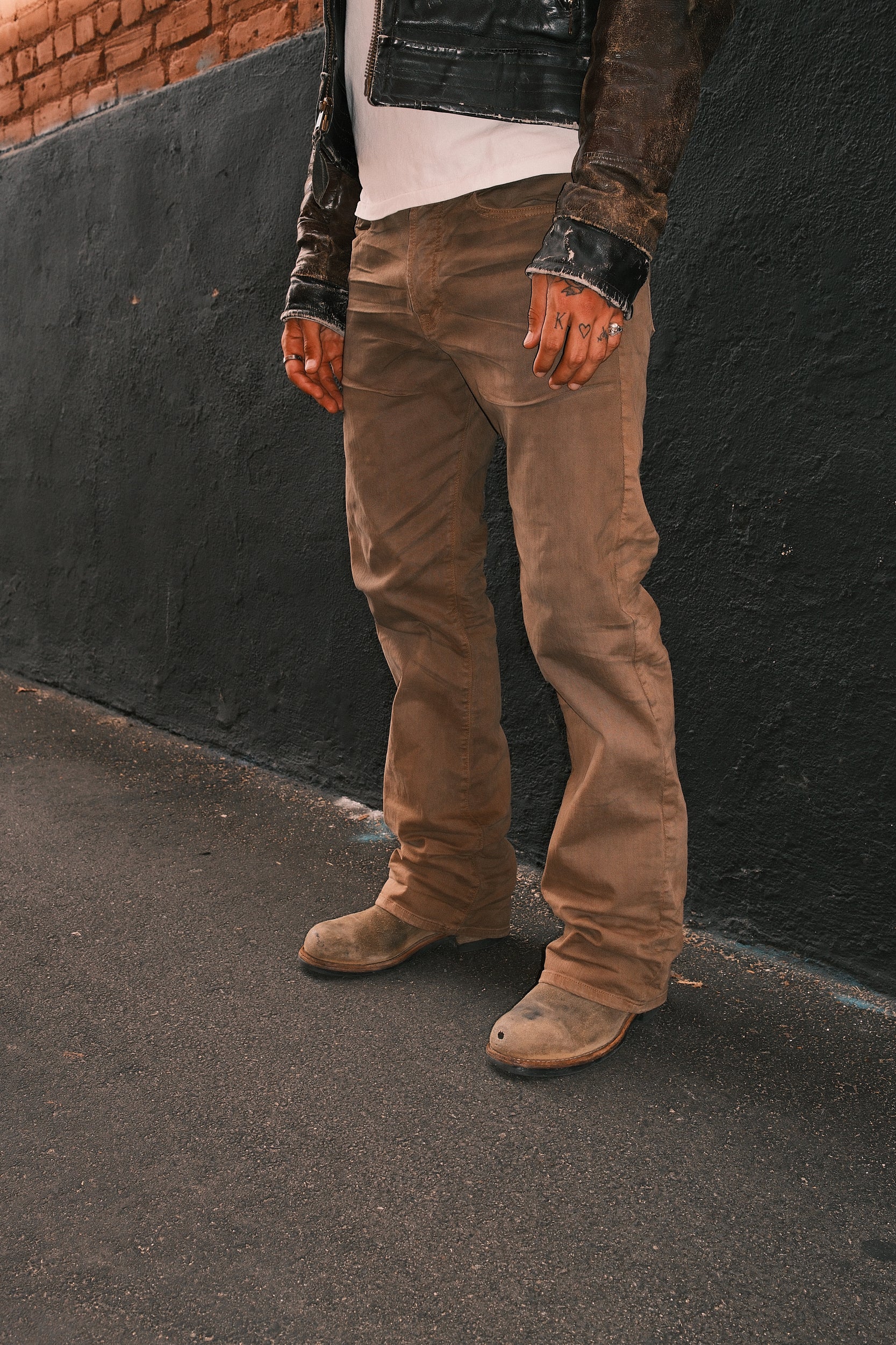 AGED SAHARA COWBOY KILLERS-103 BOOTCUT