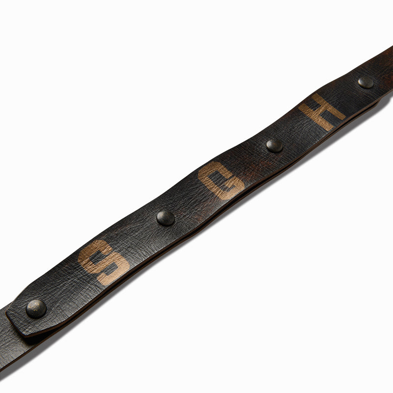 HANDMADE ADJUSTABLE LEATHER 50S HAND PAINTED SGH BELT
