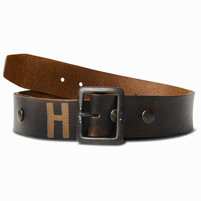 HANDMADE ADJUSTABLE LEATHER 50S PAINTED SGH BELT