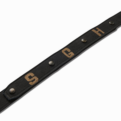 HANDMADE WAXED CANVAS 50S PAINTED SGH GROMMET BELT