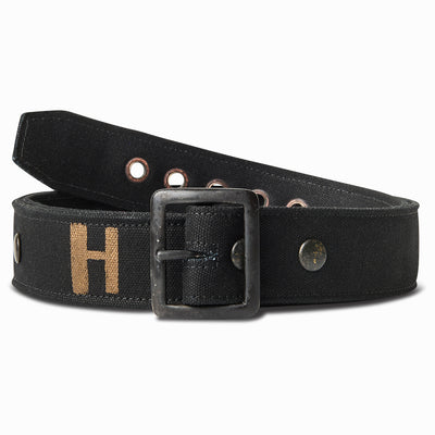 HANDMADE WAXED CANVAS 50S PAINTED SGH GROMMET BELT