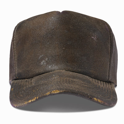 Artist Distressed oil aged whiskey trucker Hat