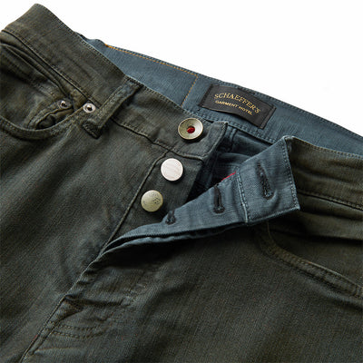 OIL DYED COATED ITALIAN TWILL 103 JEANS