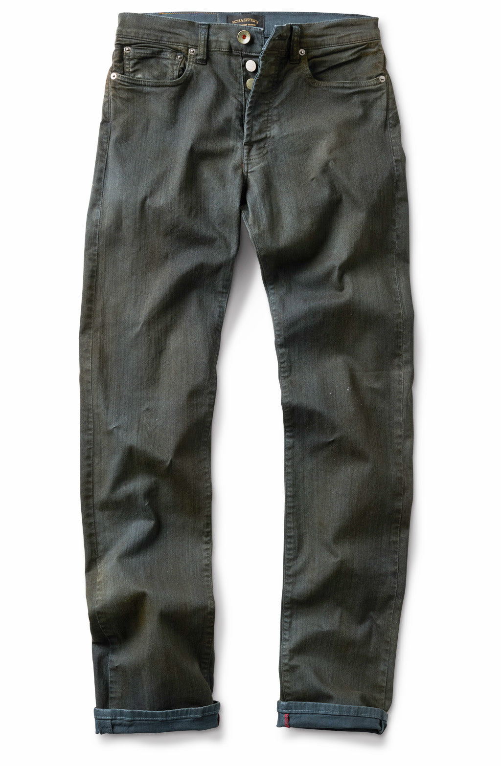 OIL DYED COATED ITALIAN TWILL 103 JEANS