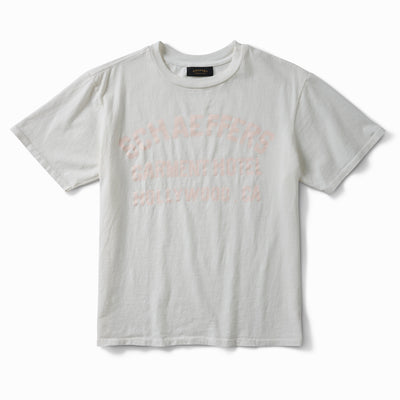 Cycle Varsity Pink cracked Print Tee