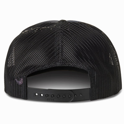 Artist Distressed Black Oil Stain Hat