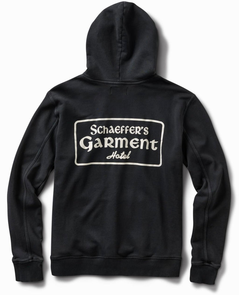 17oz French Terry Aged Black Chateau Hoodie