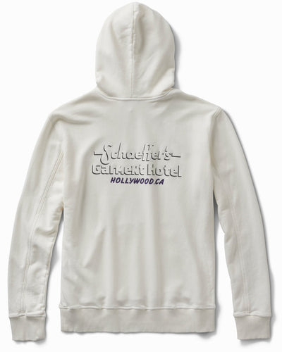 17OZ French Terry Summer White Hoodie - Schaeffer's Garment Hotel