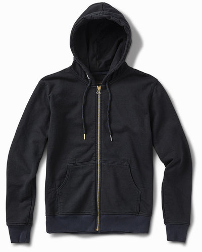25oz French Terry Sulphur Black Hoodie - Schaeffer's Garment Hotel