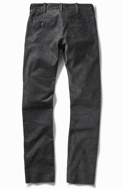 charcoal whale corduroy Chino - tall straight - Schaeffer's Garment Hotel