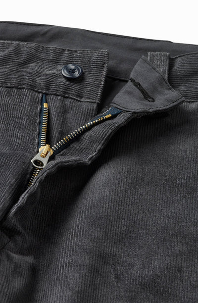 charcoal whale corduroy Chino - tall straight - Schaeffer's Garment Hotel