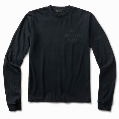 Ghost Logo Long Sleeve - Black - Schaeffer's Garment Hotel
