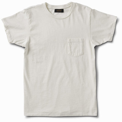 Ringspun 40s Pocket Tee - Off White - Schaeffer's Garment Hotel