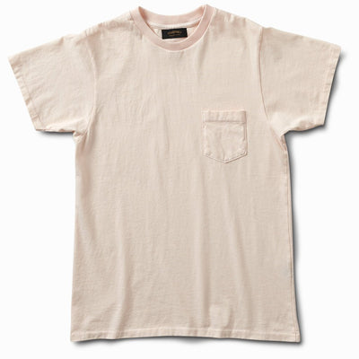 Ringspun 40s Pocket Tee - Pink Champagne - Schaeffer's Garment Hotel
