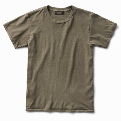 Ringspun 40s Tee - OD Moss Green - Schaeffer's Garment Hotel