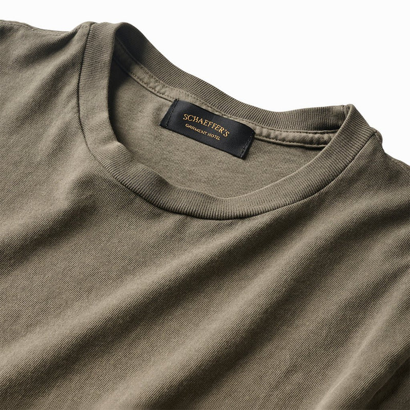 Ringspun 40s Tee - OD Moss Green