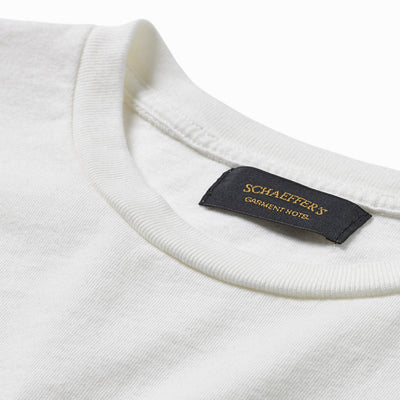 Ringspun 40s Tee - Off-White - Schaeffer's Garment Hotel