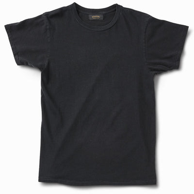 Ringspun 40s Tee Worn - Black - Schaeffer's Garment Hotel