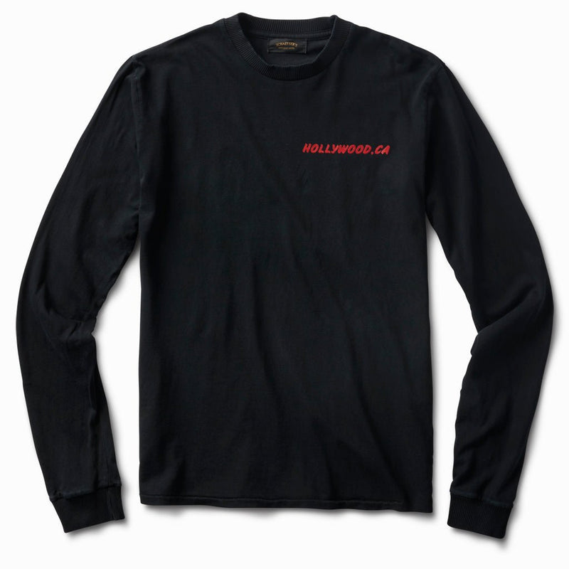 Script Logo Long Sleeve - Black