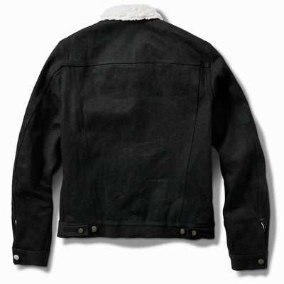 Shearling Denim Jacket - Sulphur Black - Schaeffer's Garment Hotel