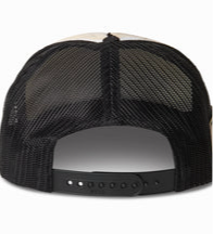 Artist Distressed Dirty Cream & Black Hat