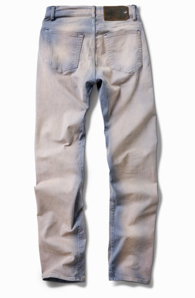 103 Indigo Sun Faded and Worn - Italian Stretch Jean