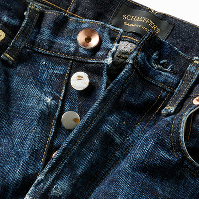 103 Rope Indigo - Dry Aged Artist Distress Jean