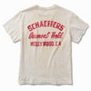 Artist Distressed White Cycle Raw Tee