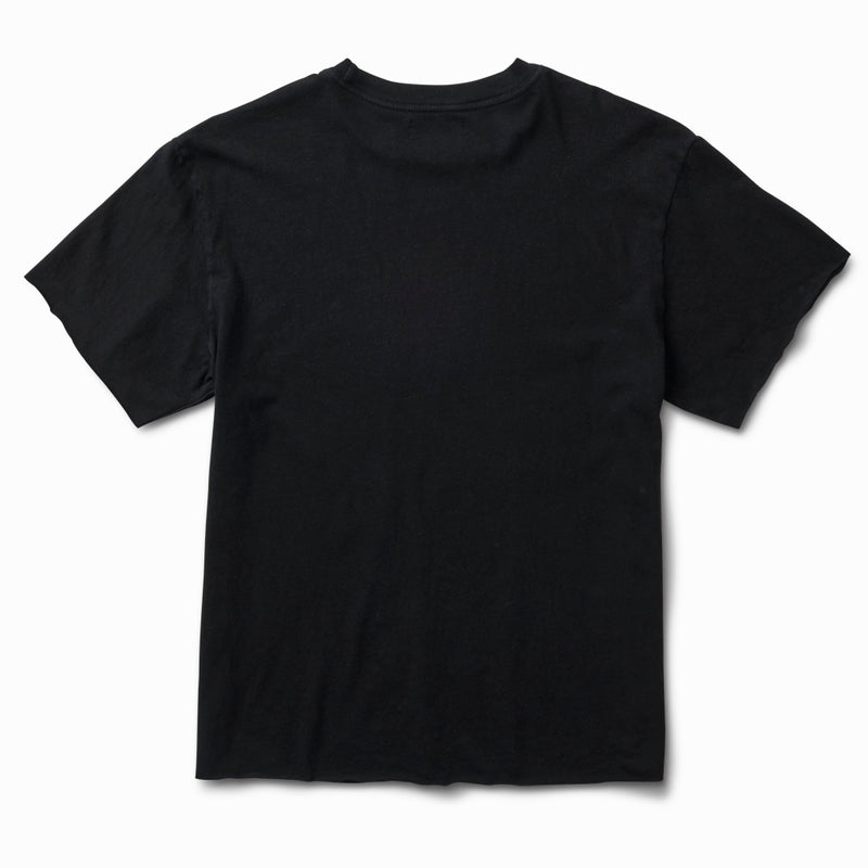 Black Cycle Varsity Raw Tee