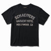 Black Cycle Varsity Raw Tee