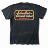 Artist Aged Distressed Script Logo Tee - Black