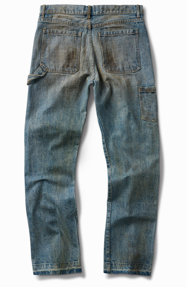 Dirty Destroyed Indigo Double Front Jean | Shop Now - Schaeffer's