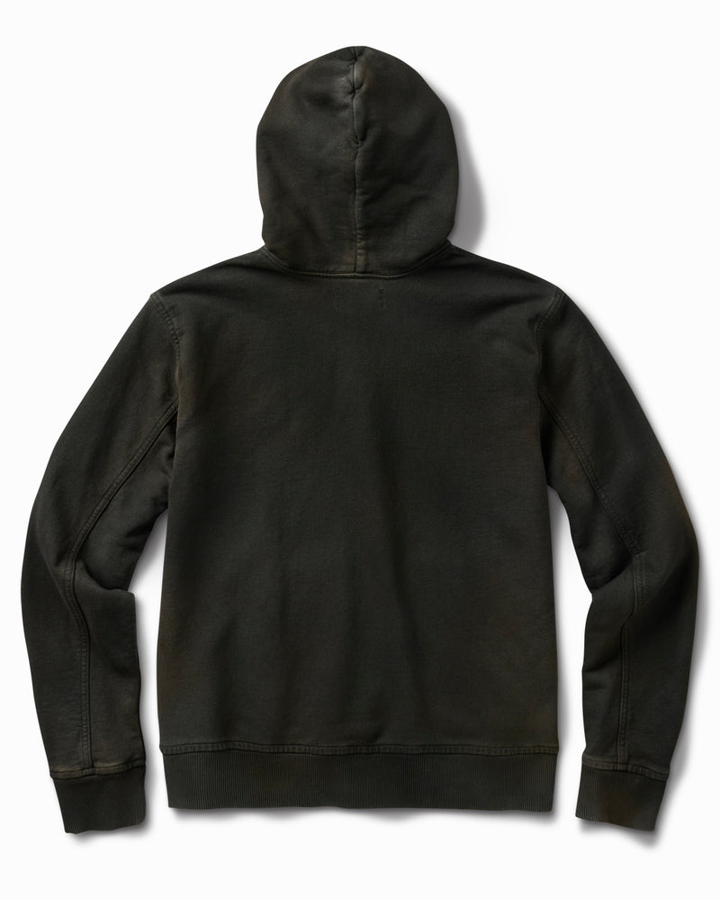 20 OZ French Terry Oil Dyed & Coated Hoodie