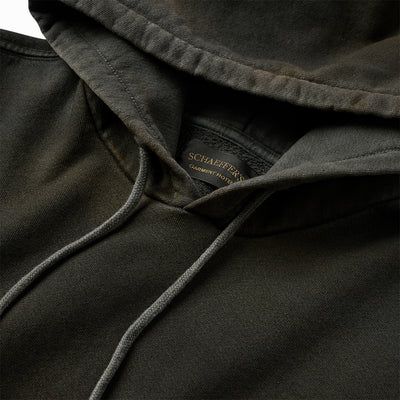 20 OZ French Terry Oil Dyed & Coated Hoodie