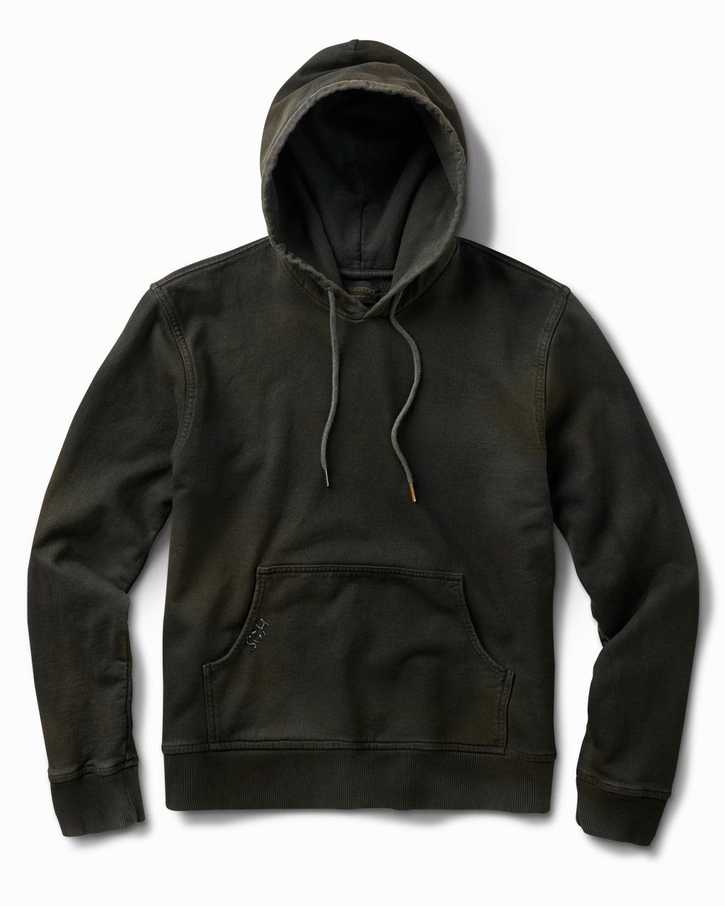 20 OZ French Terry Oil Dyed & Coated Hoodie