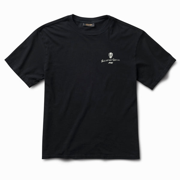 ★送料・関税込★YARDSALE★GANG T-SHIRTS BLACK★ YARDSALE|ヤードセール】HIGHLIGHTS T-SHIRT(BLUE/BLACK)正規