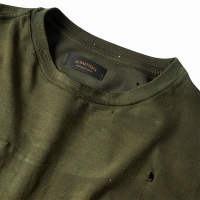 Artist Distressed ARTHURIAN GREEN CYCLE TEE