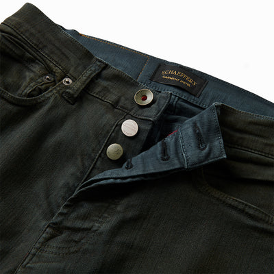 OIL DYED COATED ITALIAN TWILL 103 JEANS