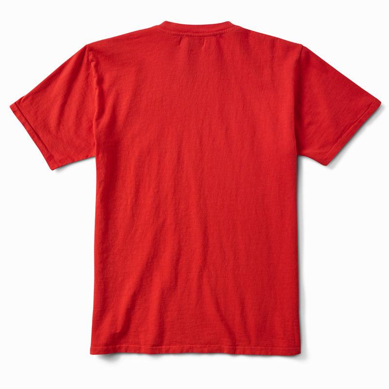 Ringspun Athletic Tee -  Sunburst Red