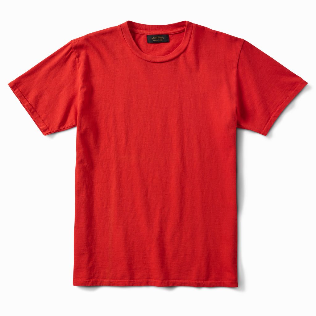 Ringspun Athletic Tee -  Sunburst Red