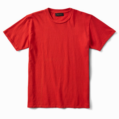 Ringspun Athletic Tee -  Sunburst Red