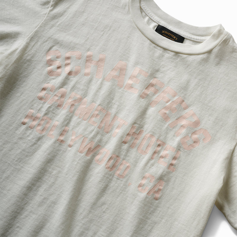 Cycle Varsity Pink cracked Print Tee