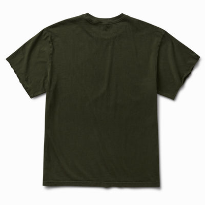ARTHURIAN GREEN CYCLE RAW EDGE TEE