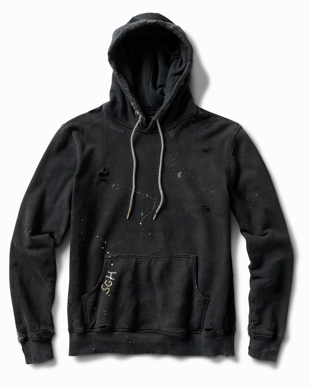 Artist Distressed French Terry Hoodie - Black | Shop Now - Schaeffer's  Garment Hotel