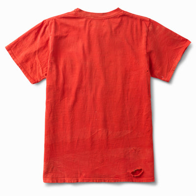 New Artist DISTRESSED Ringspun 40s Pocket Tee - Sunburst Red