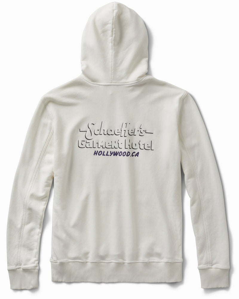 17OZ French Terry Summer White Hoodie