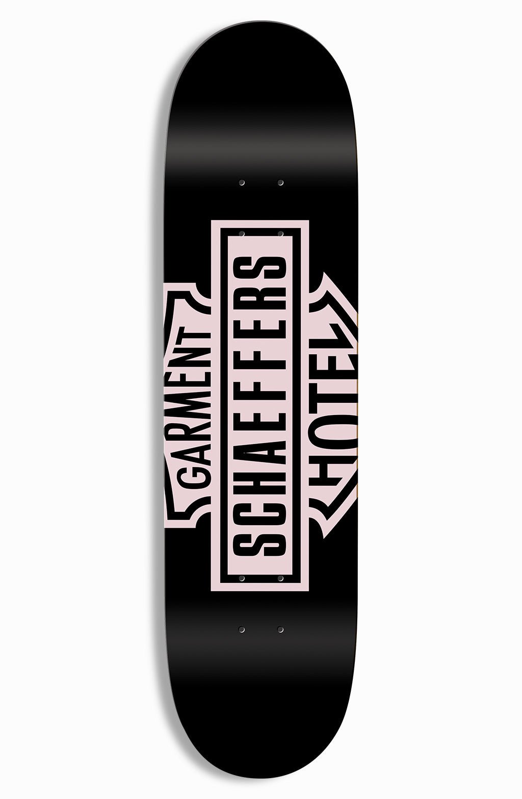 All Throttle Skateboard Deck - Black - Schaeffer's Garment Hotel