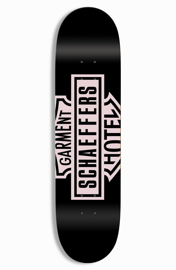 All Throttle Skateboard Deck - Black - Schaeffer's Garment Hotel All Throttle Skateboard Deck - Black - Schaeffer's Garment Hotel