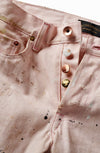 Artist Distressed Pink Coated Jean - Schaeffer's Garment Hotel
