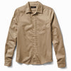 Brushed Twill Sahara Tan Button Down Shirt - Schaeffer's Garment Hotel